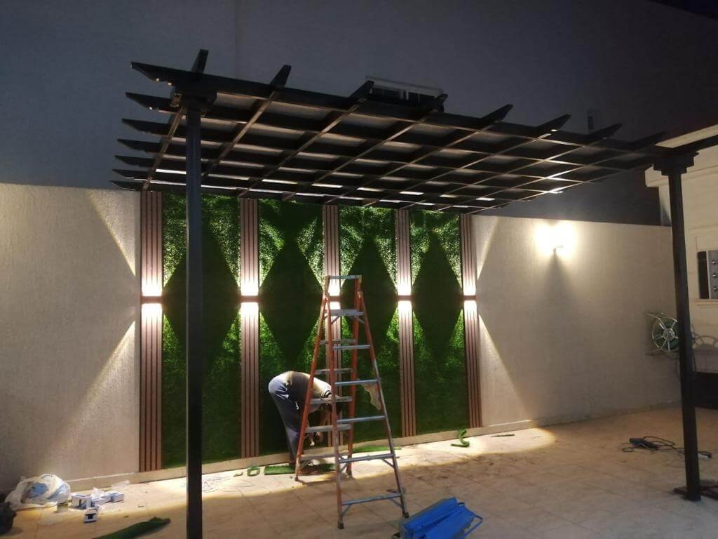 تصميم برجولات حديد