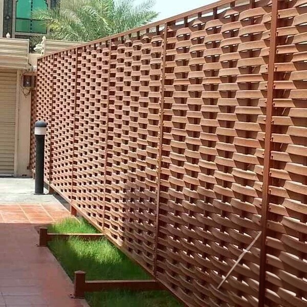 سواتر خشبية طبيعية 